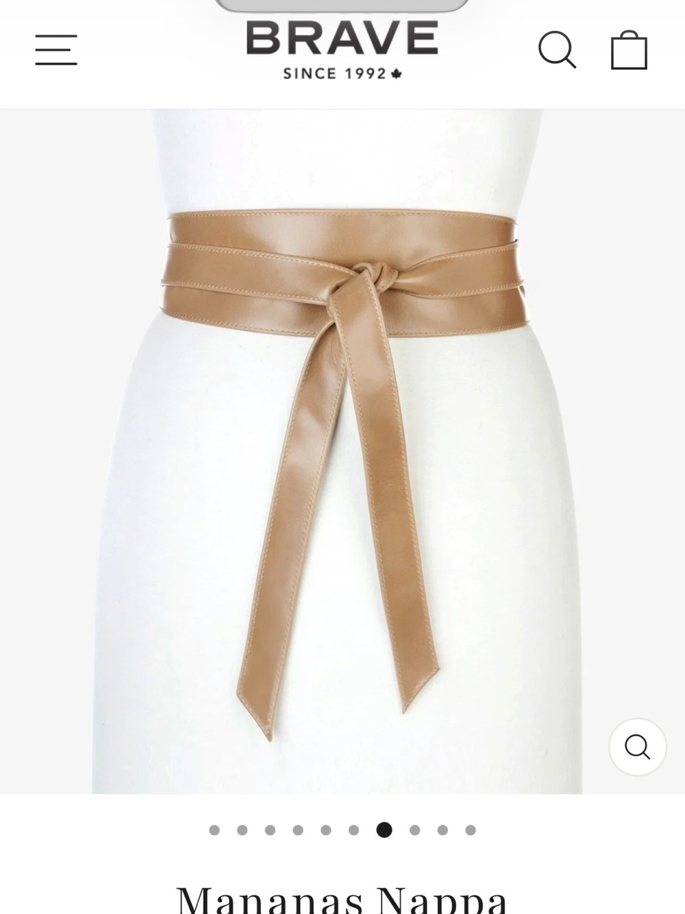 Brave tie belt